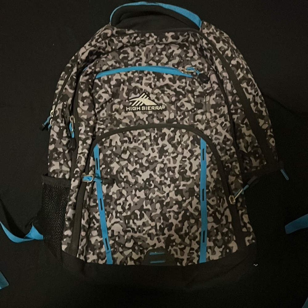High sierra camo backpack